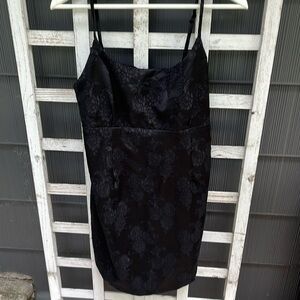 Wild Fable Target Black Floral Mini Dress